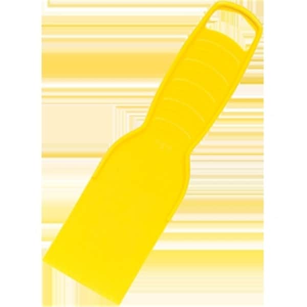 Vortex 5520 2 in. Yellow Plastic Disposable Putty Knife - Black VO3576030 - main